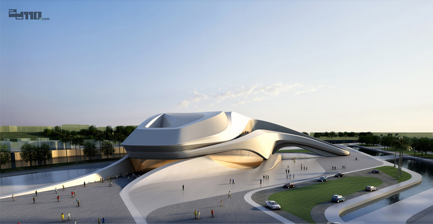 Zaha Hadid（扎哈·哈迪德）：摩洛哥拉巴特大剧院