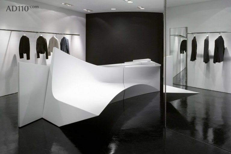 Neil Barrett Shop by Zaha Hadid Architects